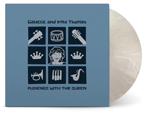 GALACTIC AND IRMA THOMAS - AUDIENCE WITH THE QUEEN (CLEAR WITH WHITE SMOKE LP)