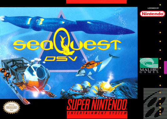 SEAQUEST DSV  - SNES (W/BOX & MANUAL)