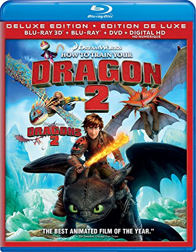 HOW TO TRAIN YOUR DRAGON 2 (DELUXE EDITION) [BLU-RAY 3D + BLU-RAY + DVD + DIGITAL COPY] (BILINGUAL)