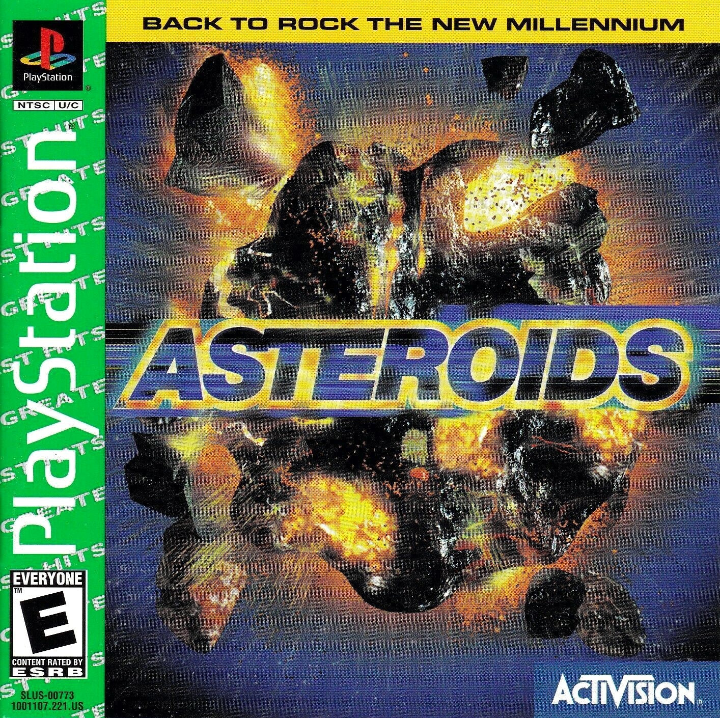 ASTEROIDS (GR HITS EDITION)  - PS1