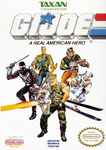 G.I. JOE: A REAL AMERICAN HERO  - NES (W/BOX & MANUAL)