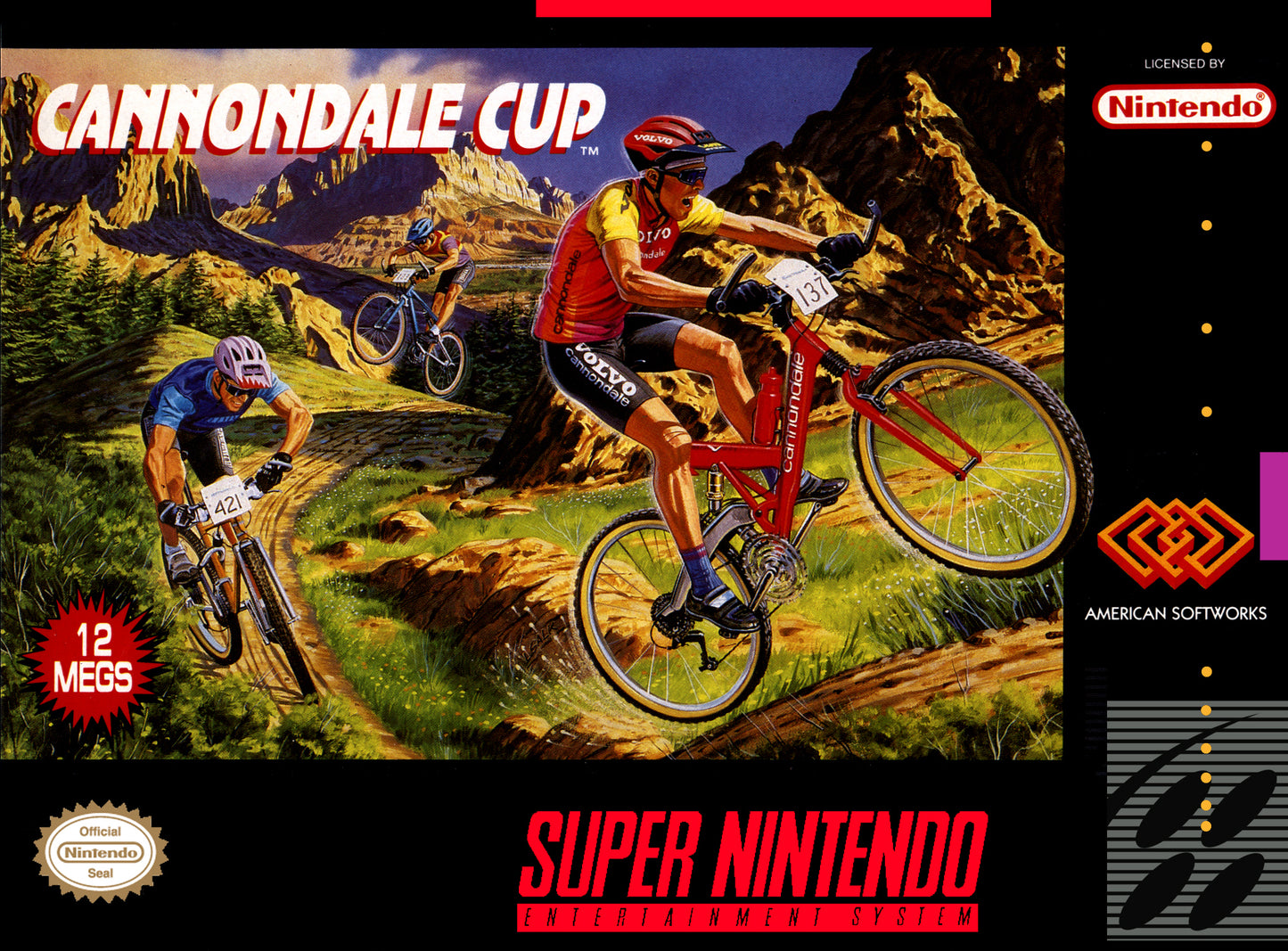 CANNONDALE CUP  - SNES (W/BOX & MANUAL)