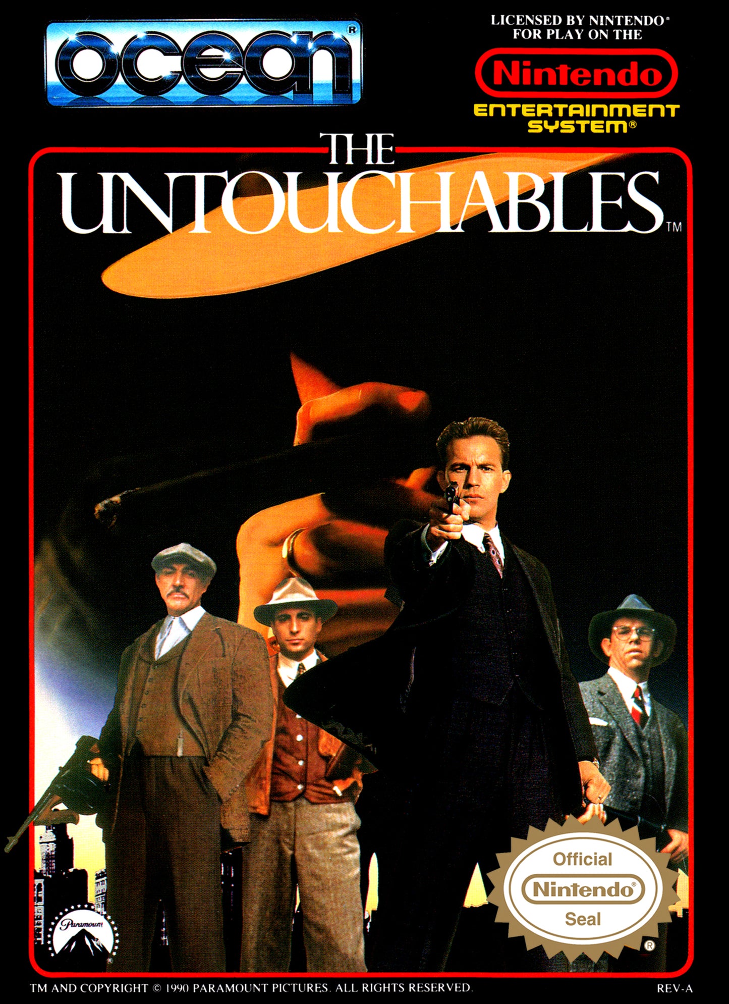 UNTOUCHABLES  - SNES (W/BOX & MANUAL)