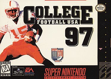 COLLEGE FOOTBALL USA 97  - SNES (CARTRIDGE ONLY)