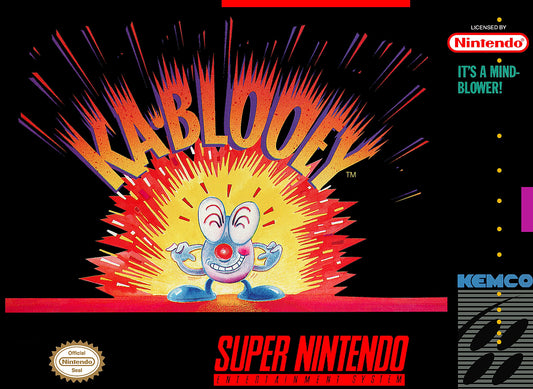 KA-BLOOEY  - SNES (W/BOX & MANUAL)