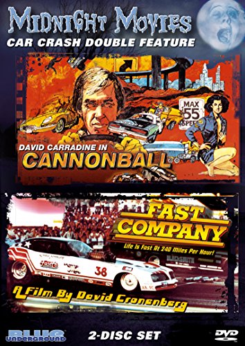 MIDNIGHT MOVIES CAR CRASH DOUBLE FEATURE - DVD-CANNONBALL/FAST COMPANY