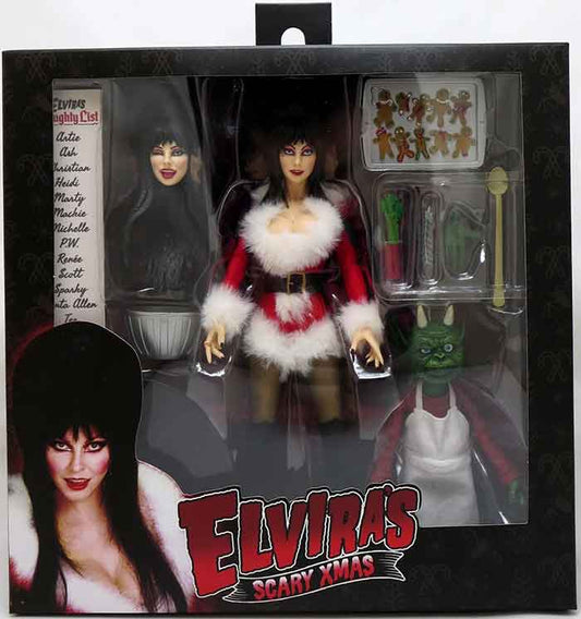 ELVIRA: VERY SCARY X-MAS (8") - NECA-DELUXE