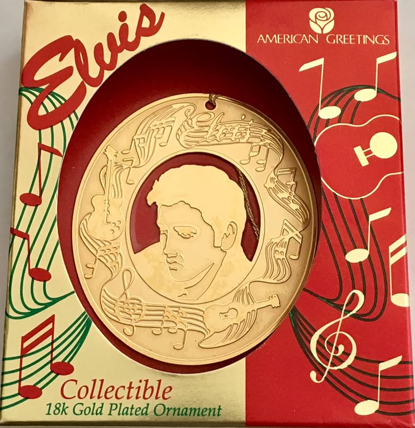 ELVIS (18K GOLD PLATED) - ORNAMENT-AMERICAN GREETINGS