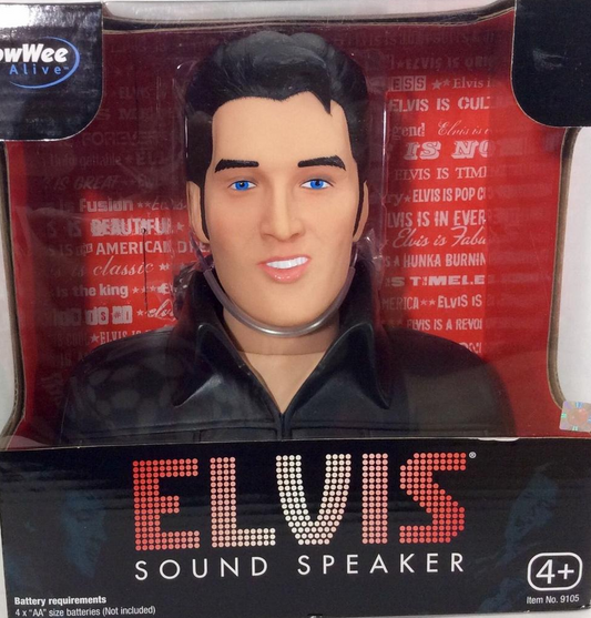 ELVIS BUST: SOUND SPEAKERS - WOWWEE ALIVE-2007