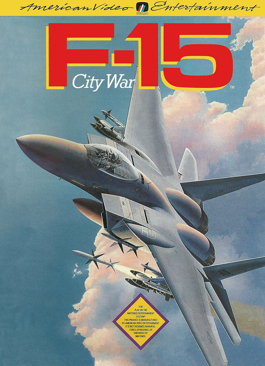 F-15 CITY WAR  - NES (W/BOX & MANUAL)