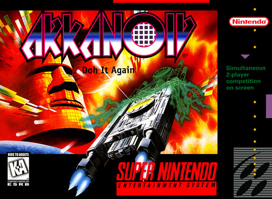 ARKANOID: DOH IT AGAIN  - SNES (W/BOX & MANUAL)