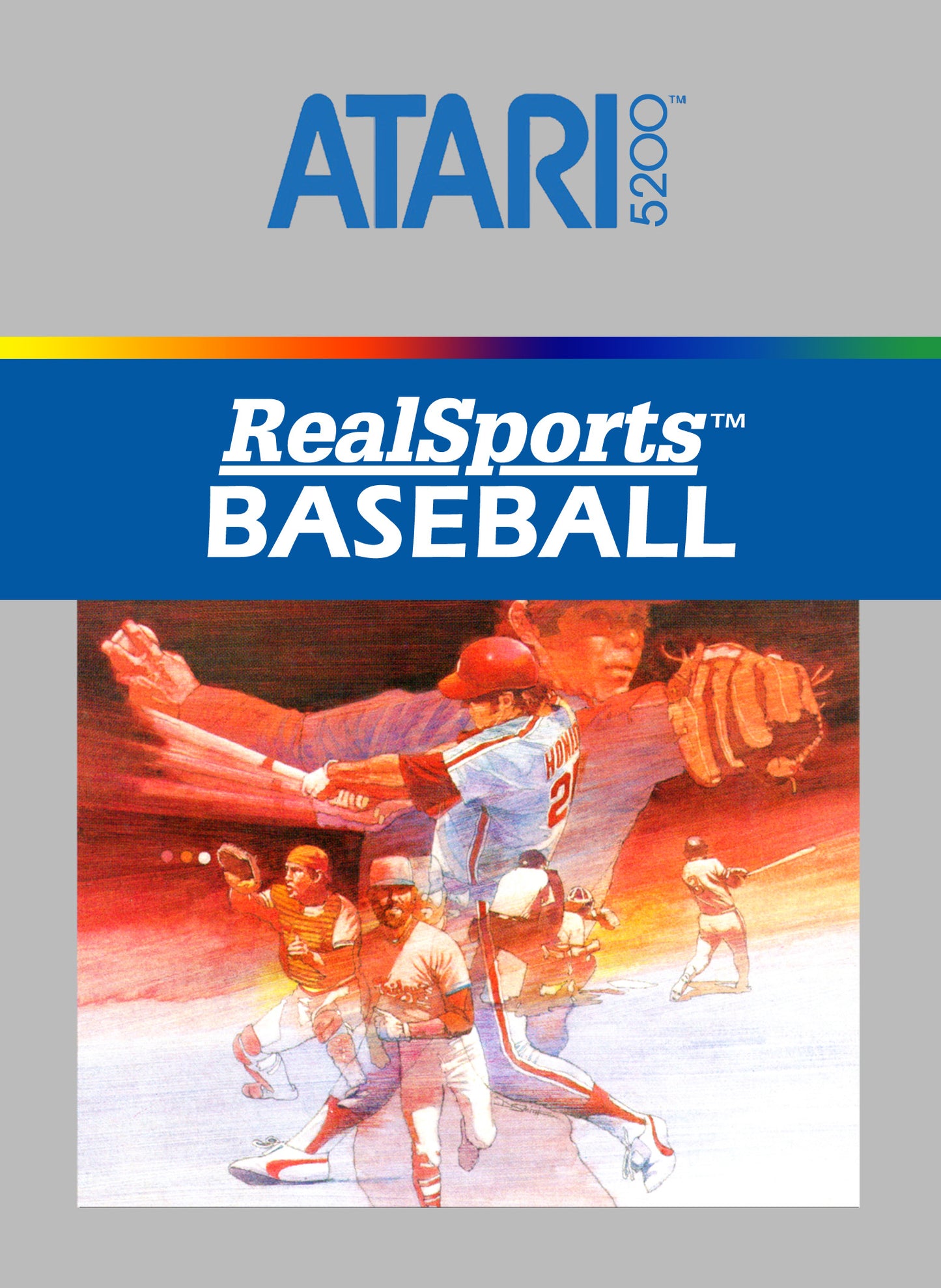 REALSPORTS BASEBALL  - ATARI5200