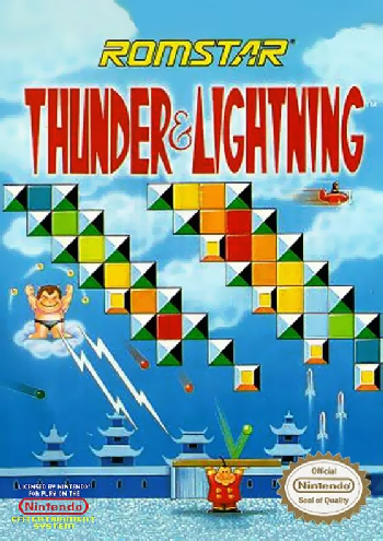 THUNDER & LIGHTNING  - NES (W/BOX)