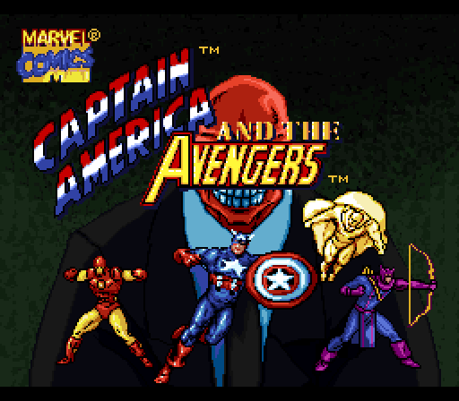 CAPTAIN AMERICA & THE AVENGERS  - NES (W/BOX & MANUAL)