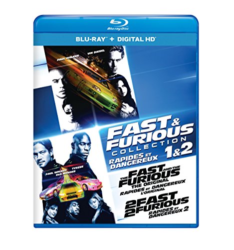 FAST & FURIOUS COLLECTION 1 & 2 [BLU-RAY + DIGITAL HD] (BILINGUAL)