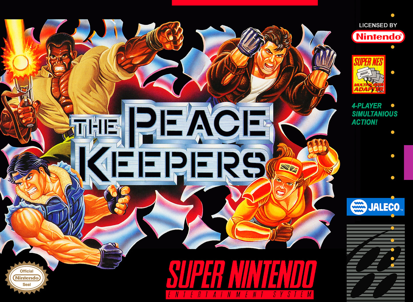 PEACE KEEPERS  - SNES (W/BOX & MANUAL)
