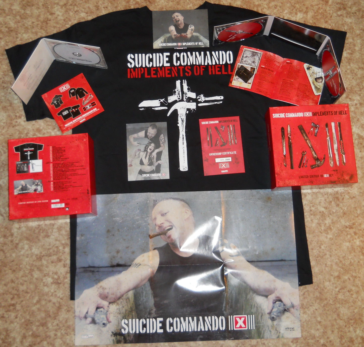 SUICIDE COMMANDO  - IMPLEMENTS OF HELL (LTD ED)