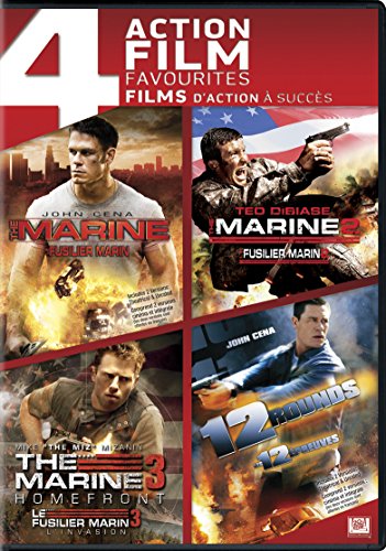 MARINE/MARINE 2/MARINE 3/12 ROUNDS - DVD-4 ACTION FILM FAVOURITES