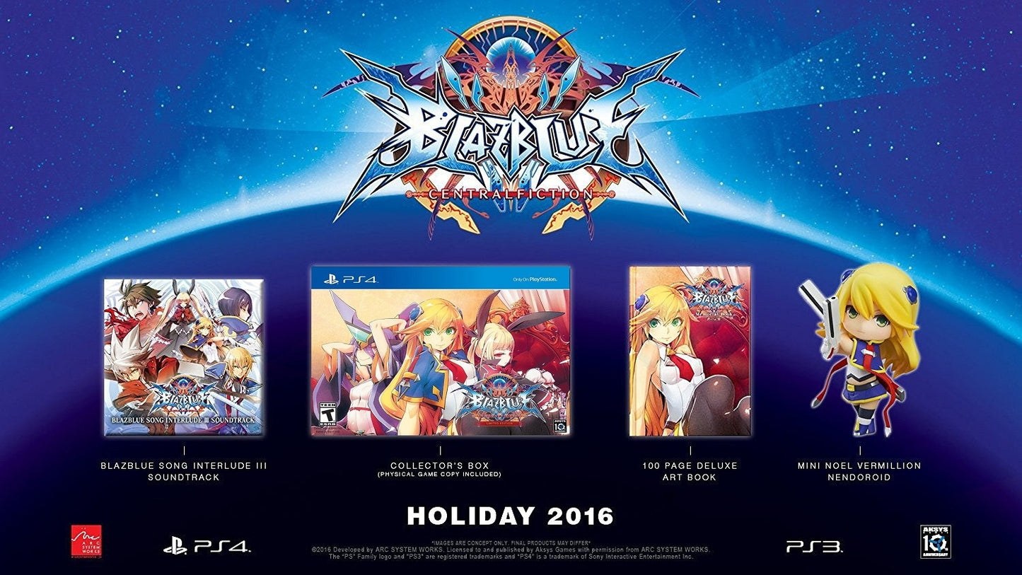BLAZBLUE: CENTRAL FICTION (LIMITED EDITI  - PS4
