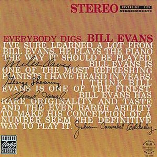 EVANS, BILL TRIO - EVERYBODY DIGS BILL EVANS