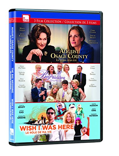 AUGUST: OSAGE COUNTY/BIG WEDDING/WISH I - DVD-3 DISC