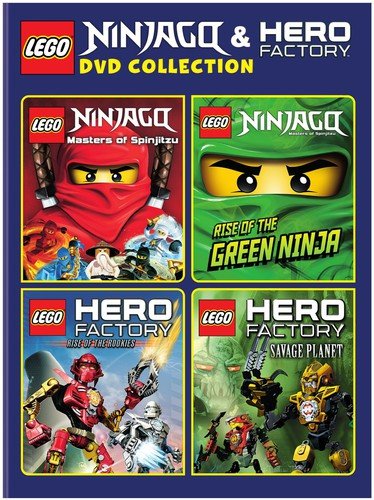LEGO NINJAGO/HERO FACTORY - DVD-4 FILM COLLECTION