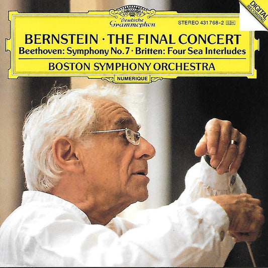 BERNSTEIN, LEONARD  - FINAL CONCERT