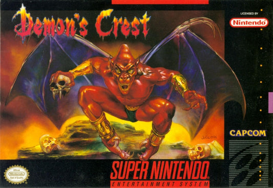 DEMON'S CREST  - SNES (W/BOX)