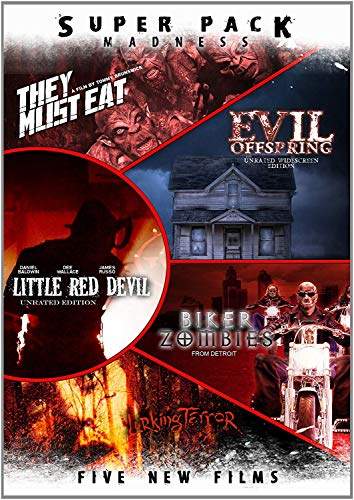 THEY MUST EAT/EVIL OFFSPRING/BIKER ZOMBI - SUPERPACK MADNESS-FIVE FILMS