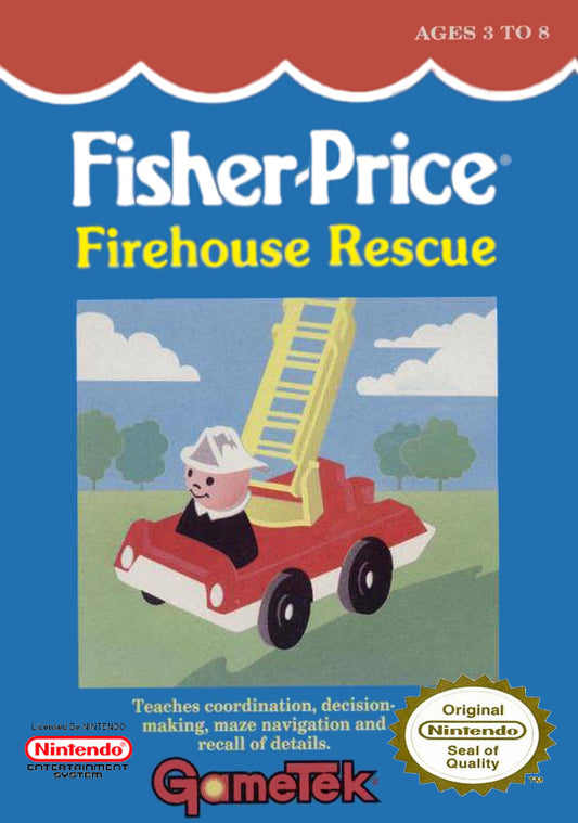 FISHER-PRICE: FIREHOUSE RESCUE  - NES (W/BOX)