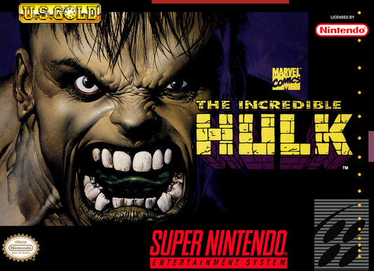 INCREDIBLE HULK  - SNES (W/BOX)