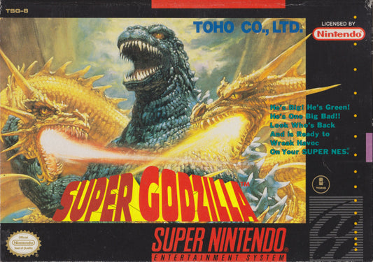 SUPER GODZILLA  - SNES (W/BOX)