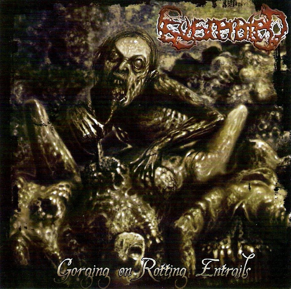 EVISCERATED  - GORGING ON ROTTING ENTRAILS