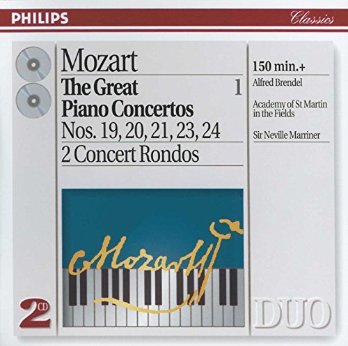 MOZART - GREAT PIANO CONCERTOS 19-24: MARRINER (2