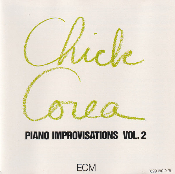 COREA, CHICK  - PIANO IMPROVISATIONS V2