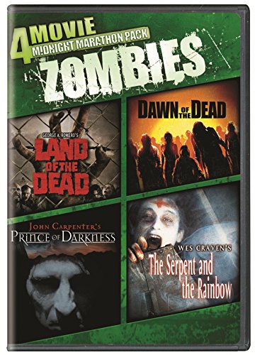LAND OF THE DEAD/DAWN OF THE DEAD/PRINCE - DVD-4 MOVIE ZOMBIE PACK