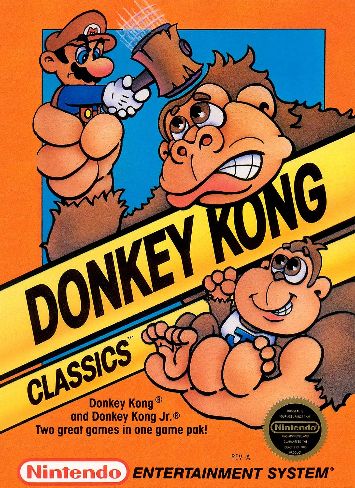 DONKEY KONG CLASSICS  - NES (W/BOX)