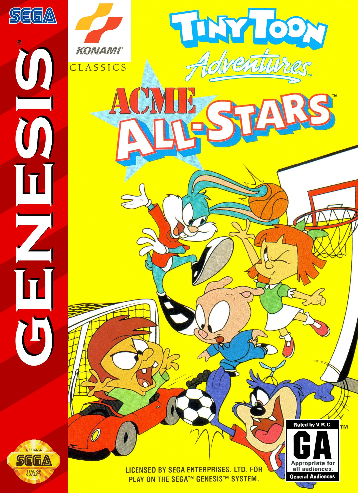TINY TOON ADVENTURES: ACME ALL-STARS  - GENESIS
