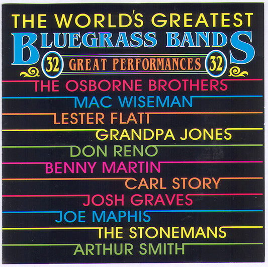 VARIOUS  - WORLD'S GREATEST BLUEGRASS BANDS