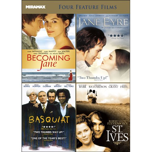 BECOMING JANE/JANE EYRE/BASQUIAT/ ST. IV - DVD-MIRAMAX-FOUR FEATURE FILMS