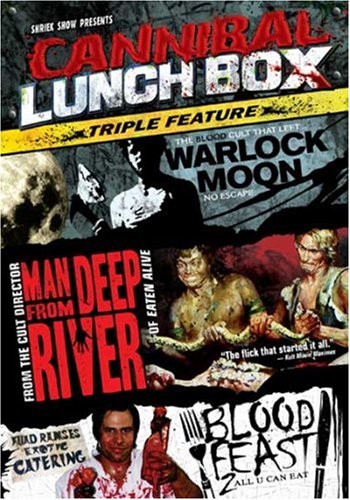 WARLOCK MOON/MAN FROM DEEP RIVER/BLOOD F - DVD-CANNIBAL LUNCH BOX TRIPLE FEATURE