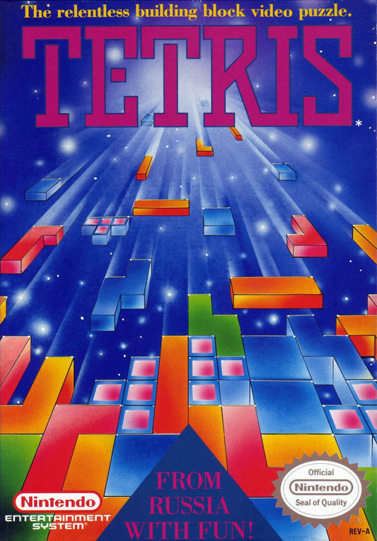 TETRIS (NINTENDO)(GREY CART)  - NES (W/BOX & MANUAL)