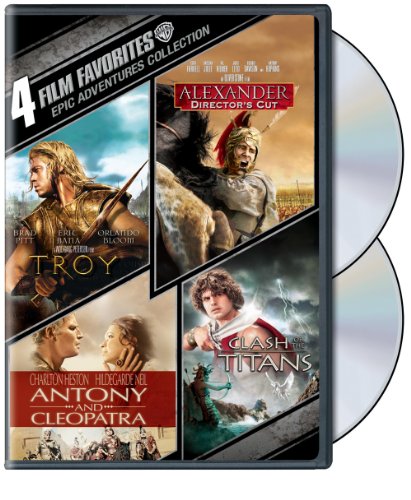 TROY/ALEXANDER/ANTONY & CLEOPATRA/CLASH - DVD-4 FILM FAVORITES EPIC ADVENTURES