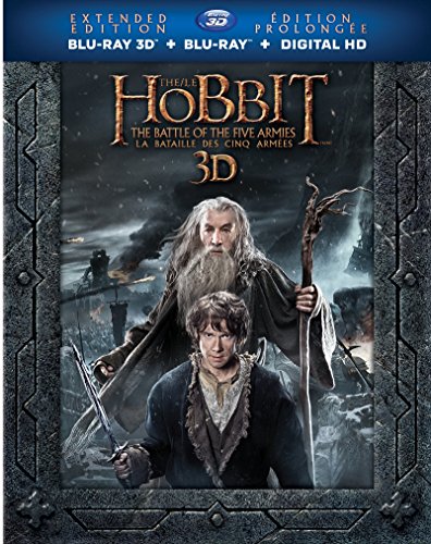 THE HOBBIT: THE BATTLE OF THE FIVE ARMIES EXTENDED EDITION [BLU-RAY 3D + BLU-RAY + DIGITAL COPY]