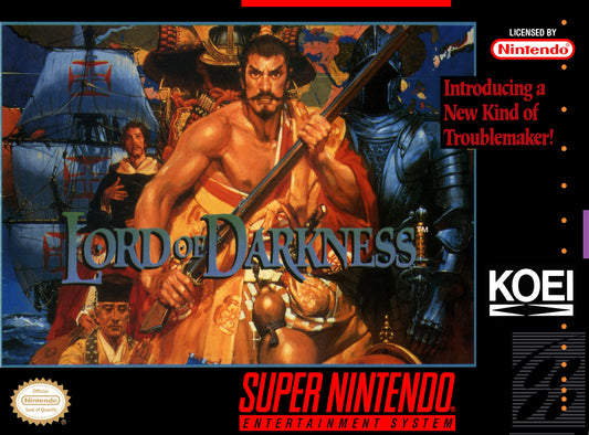 LORD OF DARKNESS  - SNES (W/BOX & MANUAL)