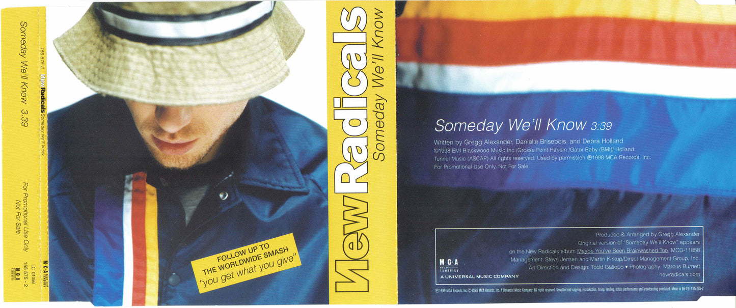 NEW RADICALS  - SOMEDAY WE'LL KNOW