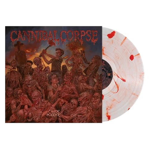 CANNIBAL CORPSE - CHAOS HORRIFIC (RED & ORANGE INK SPOTS VINYL)