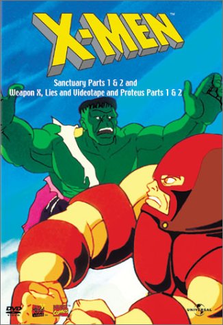 X-MEN (ANIMATED)  - DVD-SANCTUARY PARTS 1 & 2/WEAPON X/PROTE