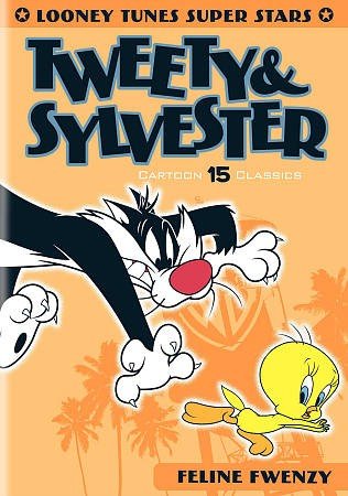 TWEETY & SYLVESTER  - DVD-FELINE FWENZY-LOONEY TUNES SUPER STA