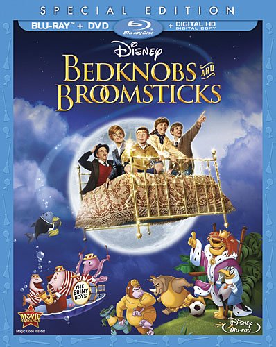 BEDKNOBS AND BROOMSTICKS [BLU-RAY + DVD + DIGITAL COPY] (BILINGUAL)